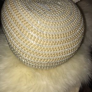 Designer hat.  JP Milan pearl hat